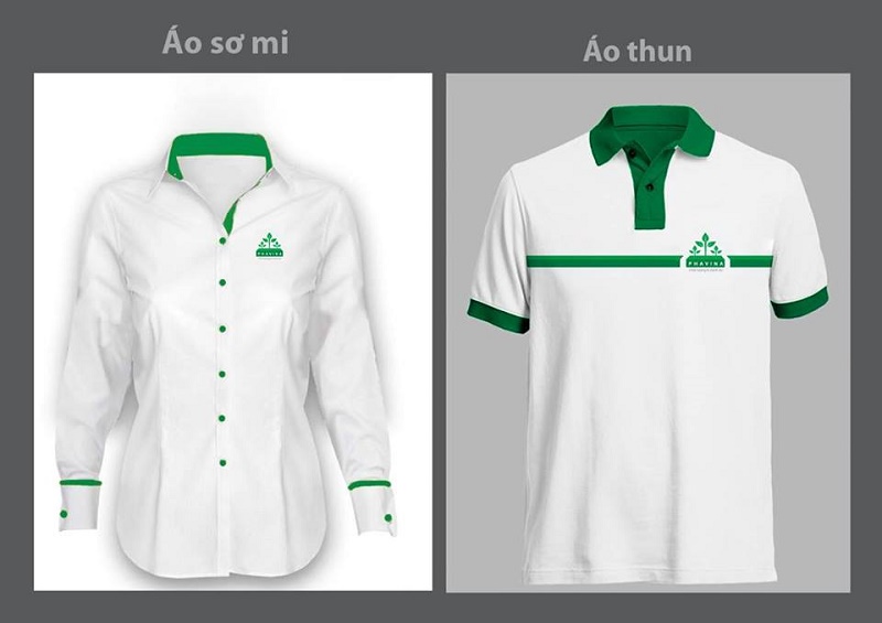 Thêu logo áo đồng phục