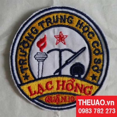 Thêu logo trường học 1