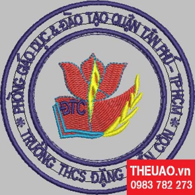 Thêu logo trường học 3